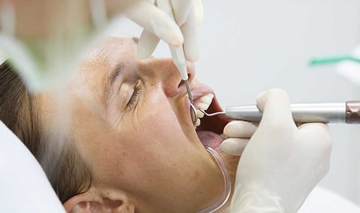 periodontal therapy for a man