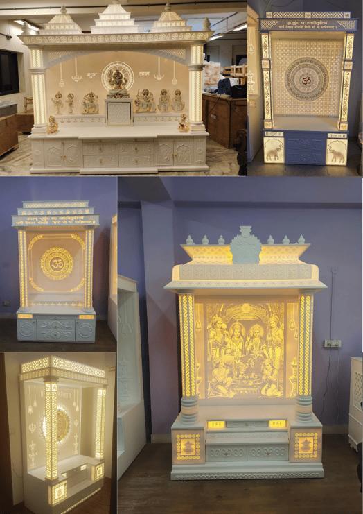 Corian Temple Design for Home