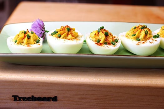 deviled eggs on board