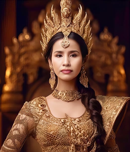 The poise and grace of Parichad's Royal Laotian lineage as imagined by Peter Pickering