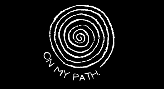 on my path. logo