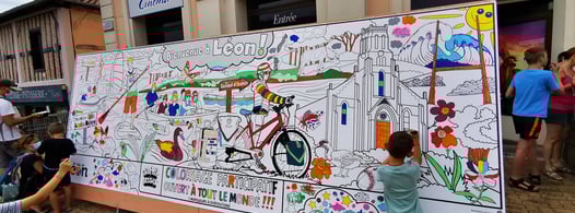 marché de léon dans les landes en famille