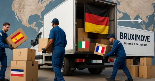 Départ de Belgique vers la France, Allemagne, Pays-Bas, Espagne, etc.