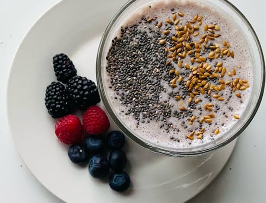 Flaxseed smoothie