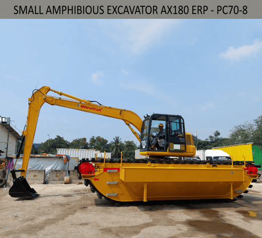 Small Amphibious Excavator AX180ERP