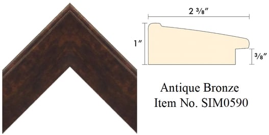Antique Bronze Picture Frame Item No. SIM0590