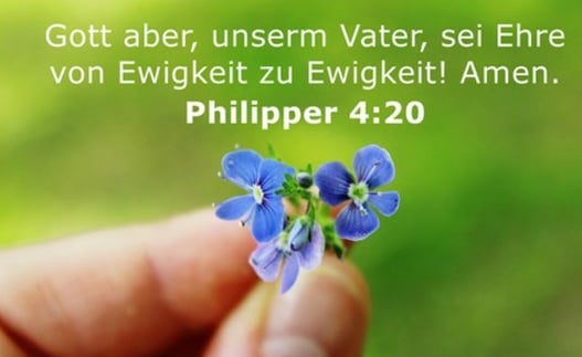 Gott sei Ehre von Ewigkeit zu Ewigkeit