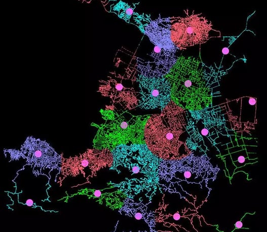 Network of Agent Based Model