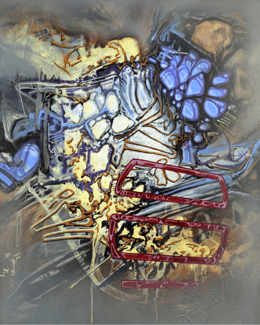 Abstract painting by Eric Stiles