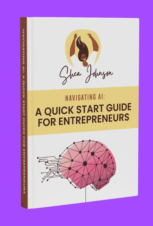 a book cover of a book titled ai quick start guide for entrepreneurs
