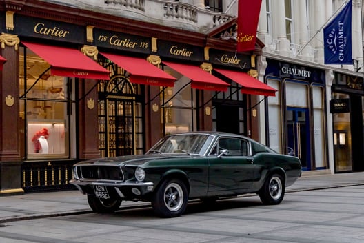 Automotive photography used for historics catalogue