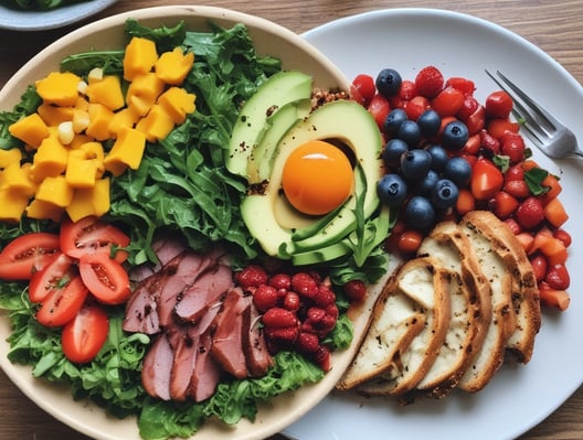 dish on white ceramic plate
