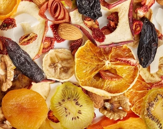 diferentes frutos secos