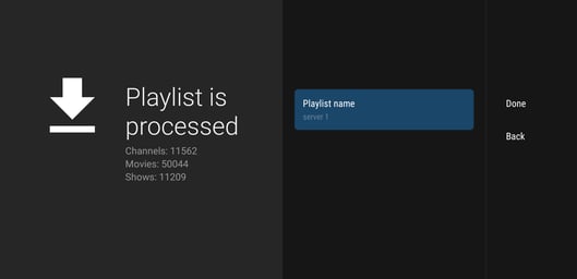 Catchontv Playlist is processed
