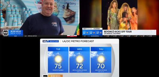 multi-view on catchon tv app