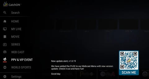 catchon tv app ppv section