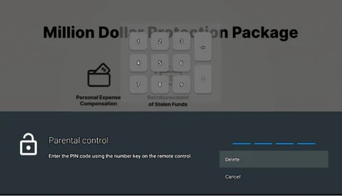 catchontv parental control menu