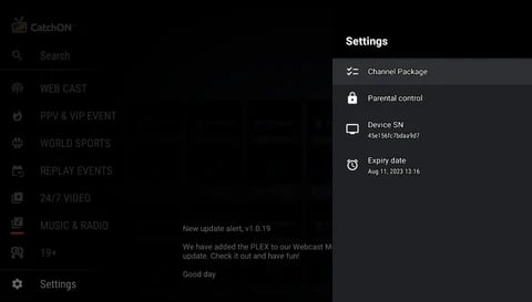 catchontv apk setting menu