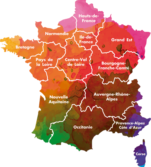 emplois par région