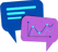 a speech bubble with a graphenene graphing on it