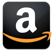 A black square with a while lower case a and a curved orange arrow that is the Amazon logo