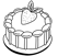 a cake with a strawberry cream frosting on top of it