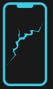 Bankeaz | Broken phone icon