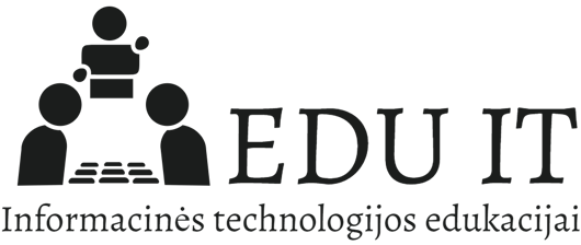 Edukacinės technologijos pamokoje logo