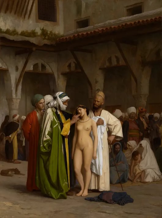 Slave Market - 1866  Jean-Léon Gérôme