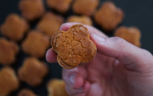 Bouchée de gâteau basque