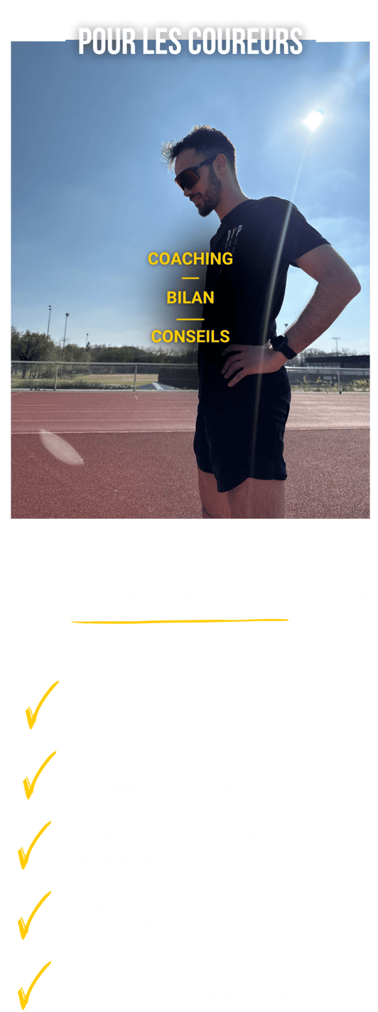 coaching individualisé pour les coureurs