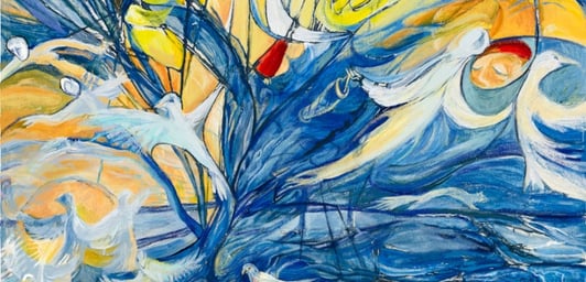 Digital collage - The Seed Angel