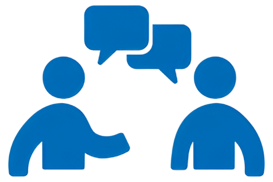 Dos personas comunicandose