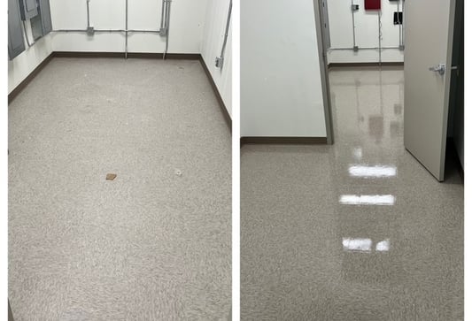 "Floor Cleaning Services in Daytona Beach, FL by TEC Floor Services."