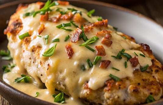 cheese covered chicken