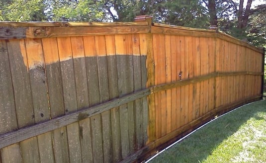 wood fence pressure washing services fort lauderdale