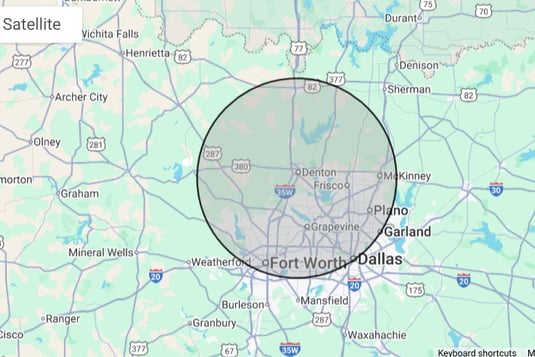 Stony Valley Pressure Washing Service Area Map
