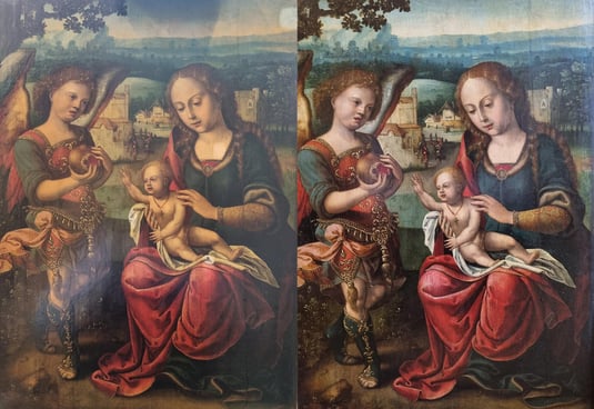 Vierge à l'Enfant, primitif flamand