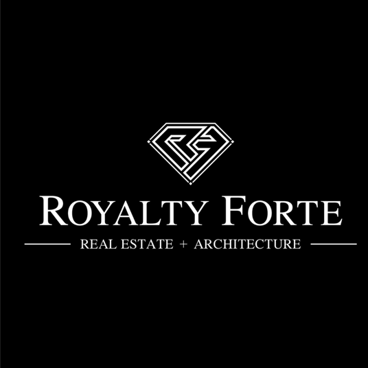 ROYALTY FORTE REAL ESTATE + ARCHITECTURE logo