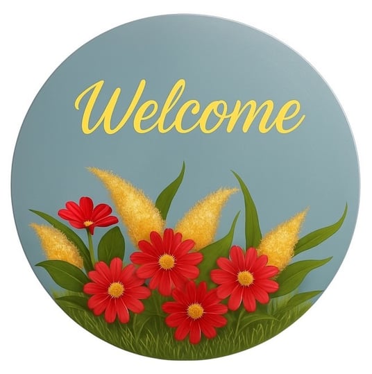 Roxanne Puchalski Welcome Paint & Pastries Pocono Decorative Artists acrylic red flowers yellow