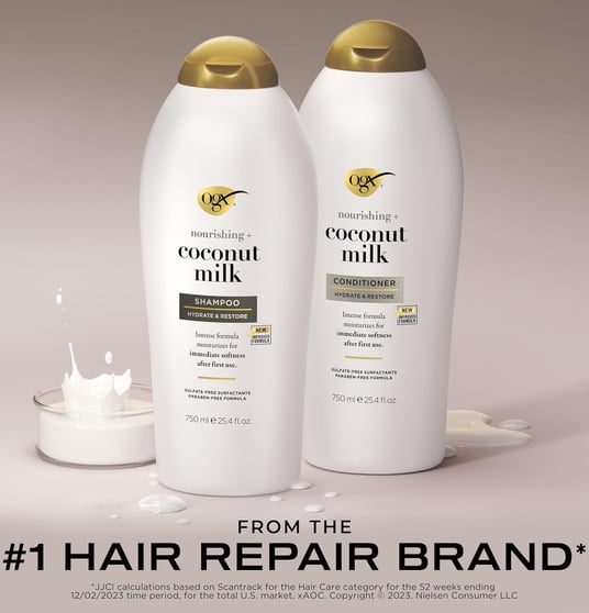 OGX Nourishing + Coconut Milk Shampoo & Conditioner