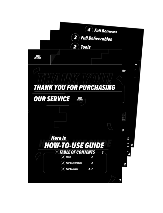 Preview of How-To-Use Guide PDFs for Full deliverables