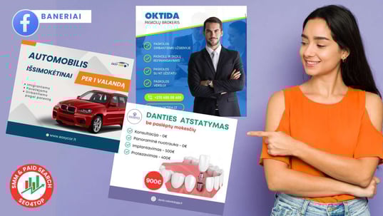 Facebook reklamos kaina