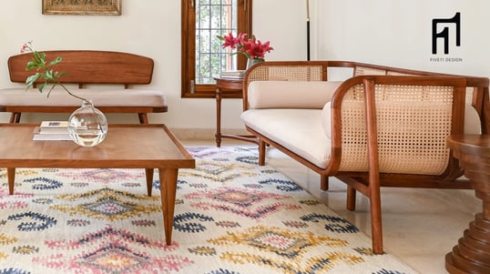 Handcrafted wooden furniture for modern homes