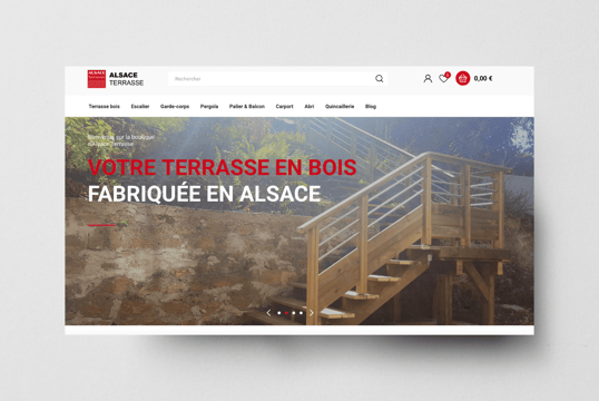 Gestion d'un Site e-commerce Alsace Terrasse