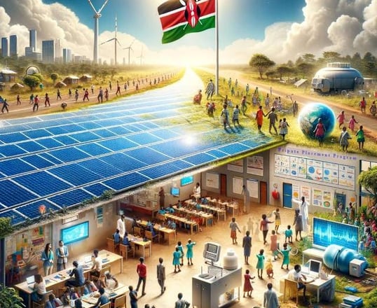 Kenya picture for energy, water, health and education