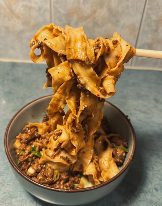 creamy dan dan noodles