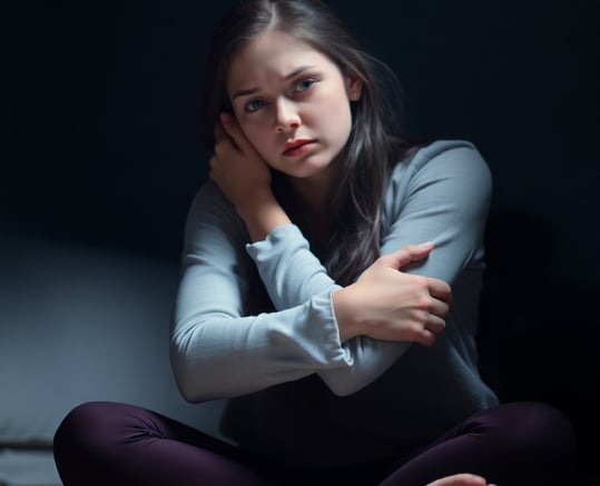 Jeune femme souffrant de phobie, en recherche de solutions par l’hypnose