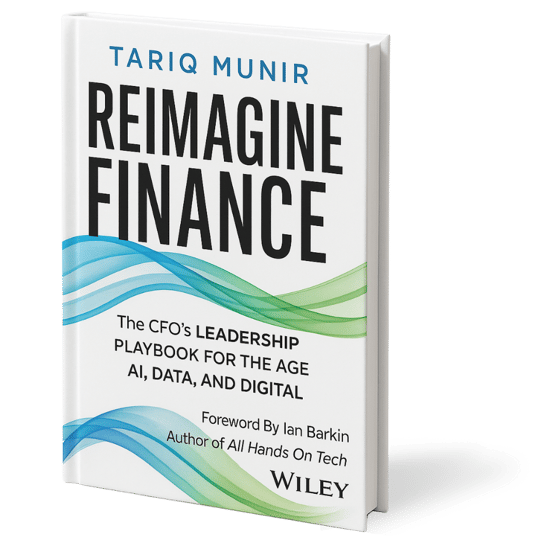 Reimagine Finance, AI for Finance Leaders, CFOs Digital Transformation Playbook