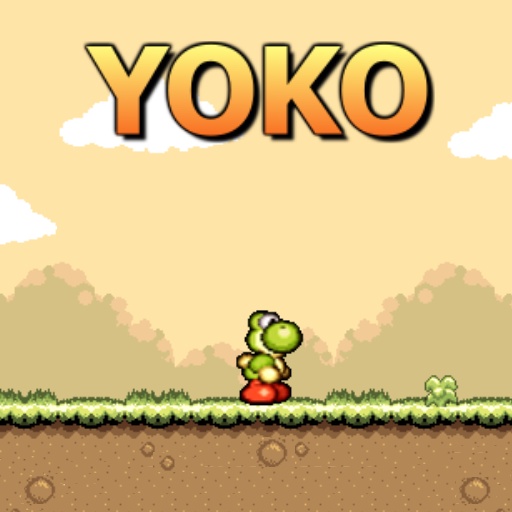 Yoko - A platforming character collecting coins and avoiding enemies in Yoko.